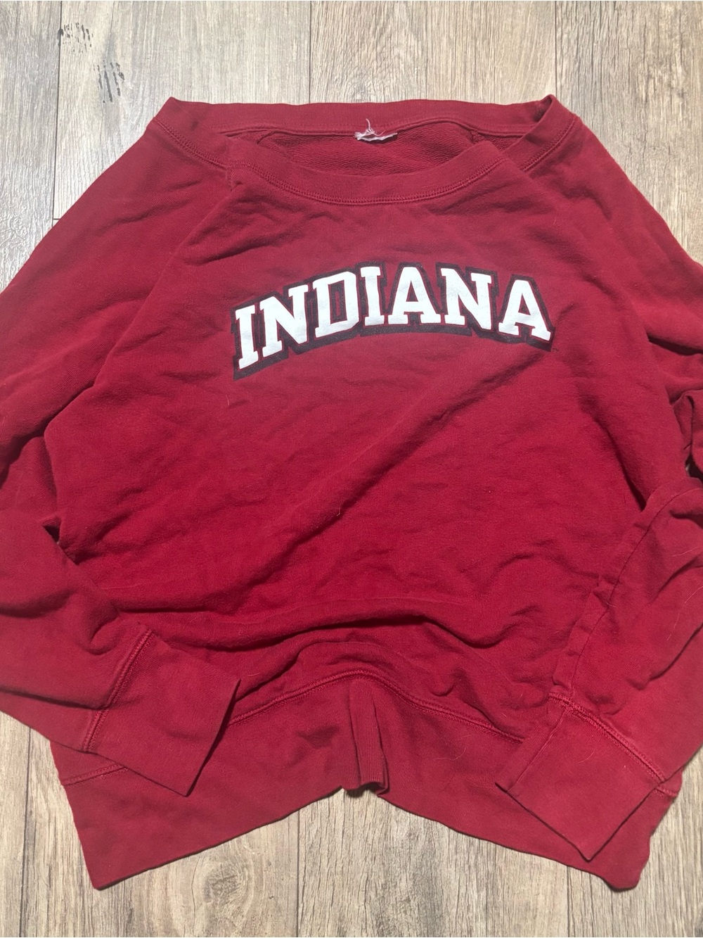 Indiana Crewneck Sweatshirt in red